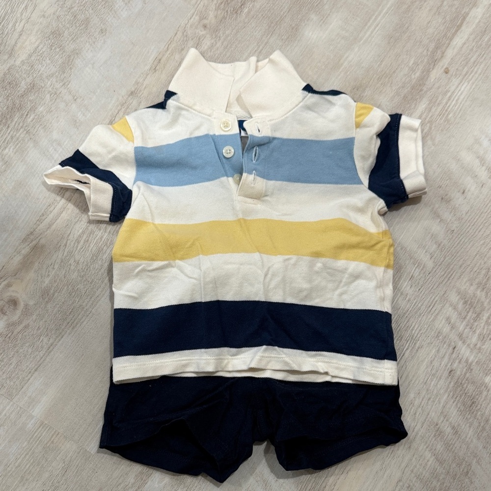 Old Navy Kids Matching Set - Navy, Yellow, Blue, White